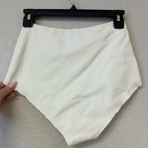 NWOT Marysia High Waisted Bikini Bottom White Size Small - Picture 4 of 5